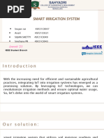 Smart Irrigation Ieee