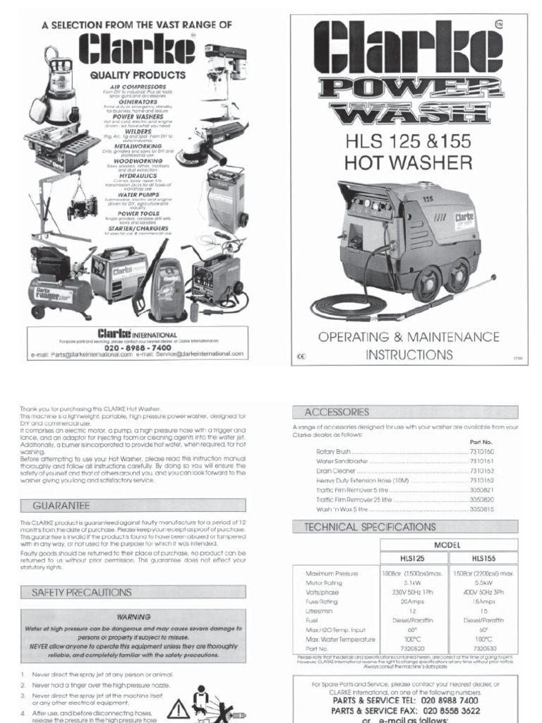 Washing Machine Manual PDF