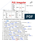 Simple Past Irregular Verbs