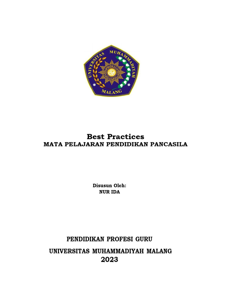 Contoh best practice pdf
