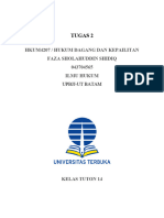 Hukum Dagang Dan Kepailitan TUGAS 2