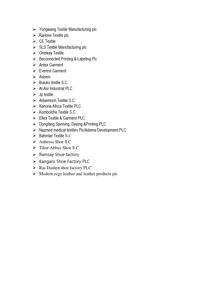 Import Substitution FactoriesManufacturing Companies | PDF