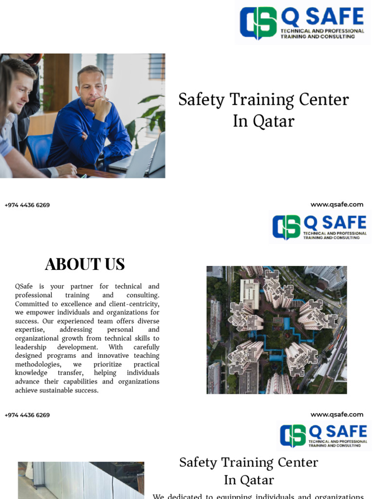 Safety Training Center in Qatar QSAFE PDF PDF Business Economies