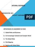 Risk in International Business: Presented By:-Pulkit Agrawal