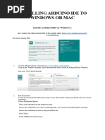 Installing Arduino Ide To Windows or Mac