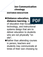 Distance Education