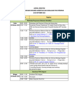 Jadwal Kegiatan