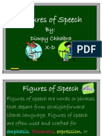 Figures of Speech: By: Dimpy Chhabra X-D