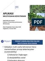 Prof. Dr. Ir. Dodik R Nurrochmat, M.Sc.F.Trop. - APLIKASI MULTIUSAHA KEHUTANAN KLHK Yogyakarta