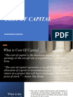 Cost of Capital