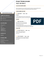 CV Phạm Trọng Khanh - kahnh-TopCV.vn