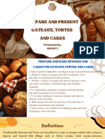 Prepare and Present Gateaux Tortes and Cakes