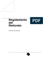 Regolamento Del Rettorato