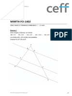 Série Thalès Et Triangles Semblables