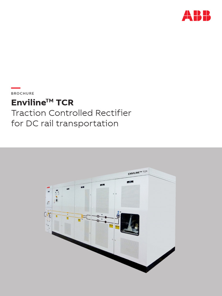 Enviline TCR: DC Traction Rectifier Solutions | PDF | Rectifier ...