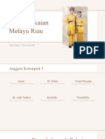 Kreasi Pakaian Melayu Riau
