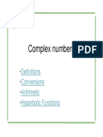 Complex - Numbers Cheat Sheet