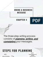 Planning A Business Message