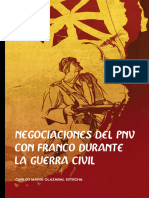 Olazabal Estecha, Carlos María (Negociaciones Del PNV Con Franco Durante La Guerra Civil)