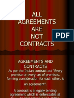 All Agreements Are Not Contracts