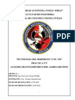 Practica N°5 - Analisis Granulometrico Del Agregasdo Fino