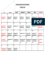 October 2023 Bible Reading Plan