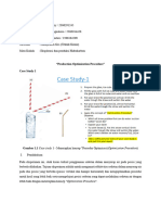 Production Optimization Procedure