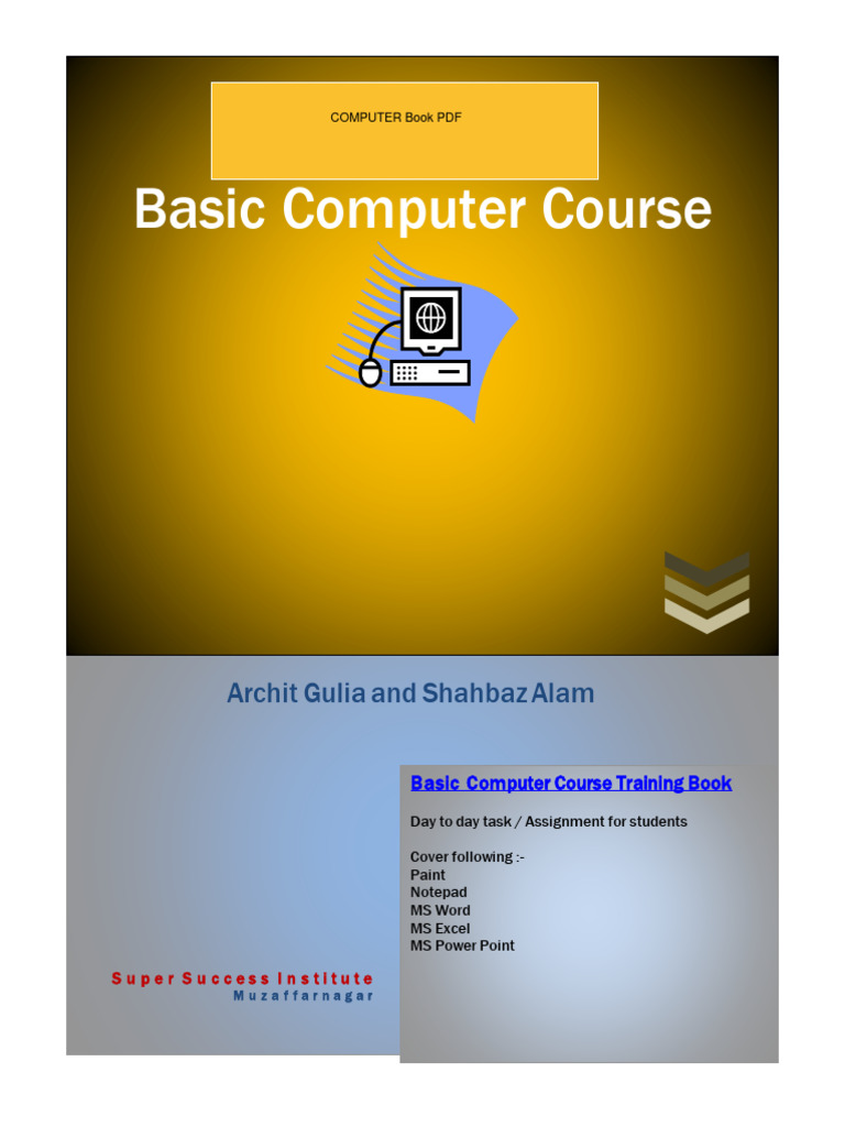 18-Basic Computer Book PDF | PDF | Microsoft Word | Neil Armstrong