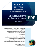 Diretrizes para Ação de Comando: Polícia Militar