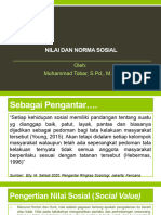 Materi Nilai Dan Norma Sosial