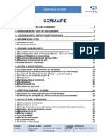 Sommaire: Registre de Securite