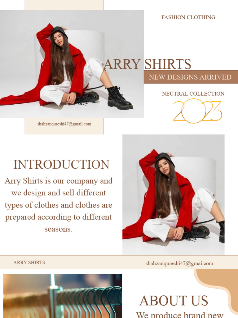 New Arrivals: Arry Shirts Collection | PDF