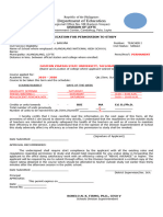 Permit To Study Format