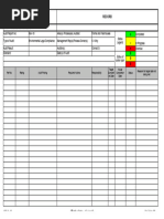 Audit Corrective Action Form