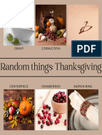 Thanksgiving Vocab