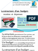 Exposée Structure D'un Budget