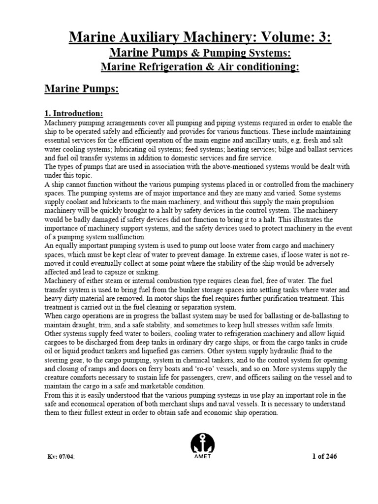 Pump and Pumping System PDF Pump Gear