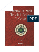 Tefsir-i Kebir Te'vilât 1. Cilt - Muhyiddin İbn Arabî (2017)