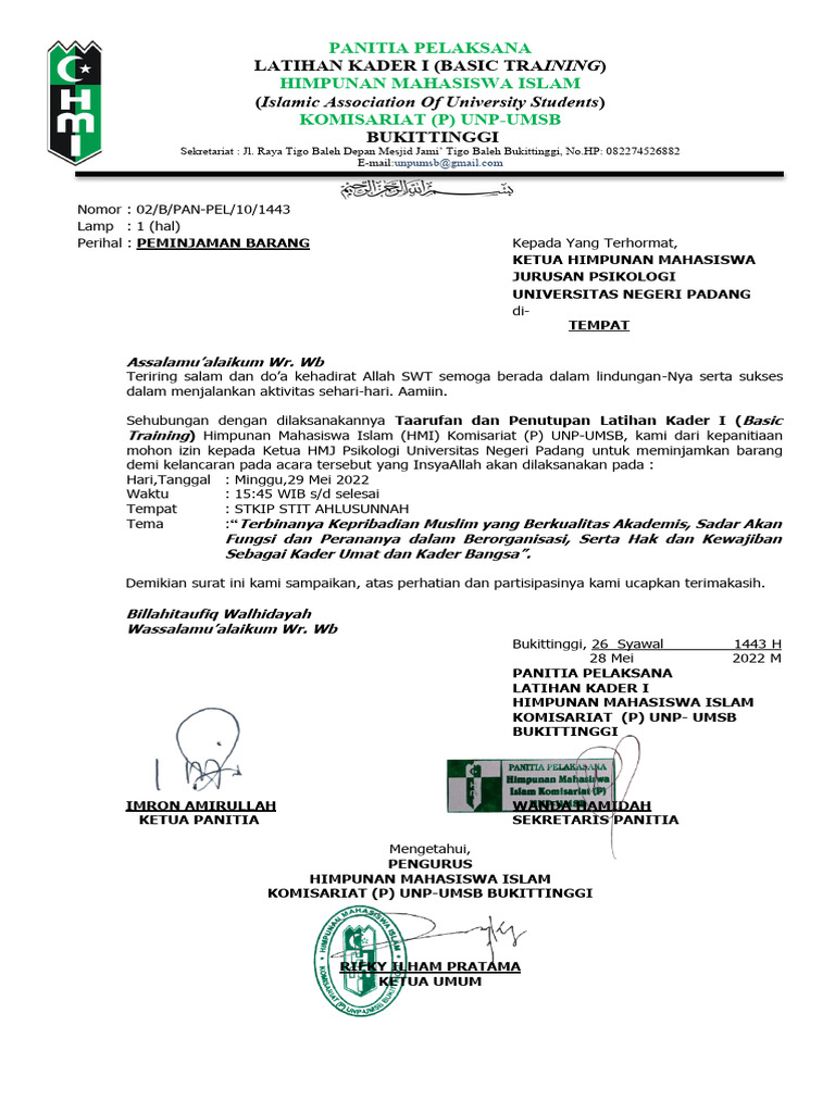 Undangan Penutupan | PDF