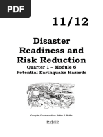 DRR Q1 Module-6 Potential-Earthquake-Hazard