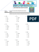 Soal Mengubah Pecahan Biasa Menjadi Desimal Level 2