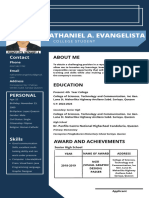 Blue Simple Professional Resume - 2