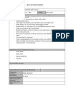 Work Method Statement Termination Cable Control