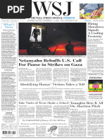 The Wall Streetjournal 4 November 2023 | PDF | Gaza Strip | Hamas