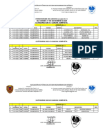 Cronograma de Juegos LFR Clausura Jornada 4 (Sabado y Domingo)