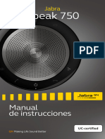 Jabra Speak 750 UC User Manual - ES - Spanish - RevB