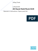 Secoroc Y26 Hand Held Rock Drill