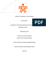Documento Con Especificación de Requerimientos. GA1-220501092-AA4-EV02 Liz Pao