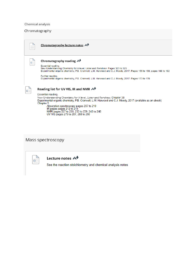 Chemical Analysis PDF