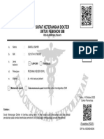 Surat Keterangan Dokter 232310101616